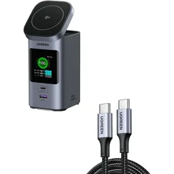 UGREEN Set-Angebot: 20.000mAh Qi2 Powerbank + 100W USB-C Kabel (1M)