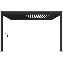 Weide Deluxe Pergola Voll Aliminium  3,6 x 4 m anthrazit