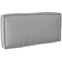 VidaXL Paletten-Rückenkissen Grau 80x40x12 cm Oxford-Gewebe