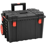 vidaXL Koffer für Flugreise Tragbar Schwarz 56,5x45,5x48 cm PP