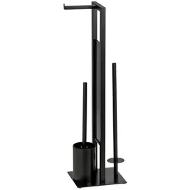 Wenko WC-Bürstengarnitur Rivalta Schwarz matt (23708100)