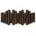 Umbra Wandgarderobe PICKET Walnuss