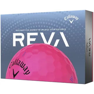 Callaway REVA Golfbälle (EIN Dutzend) (Version 2023, Rosa)