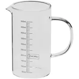 LURCH 70201 Messkrug aus hitzebeständigem Borosilikatglas 0,5l