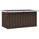 furnicato Gartenbox Braun 129 x 67 x 65 cm