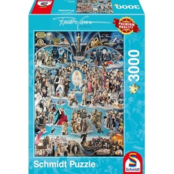 Schmidt Spiele Puzzle Hollywood XXL, 3000 Puzzleteile bunt