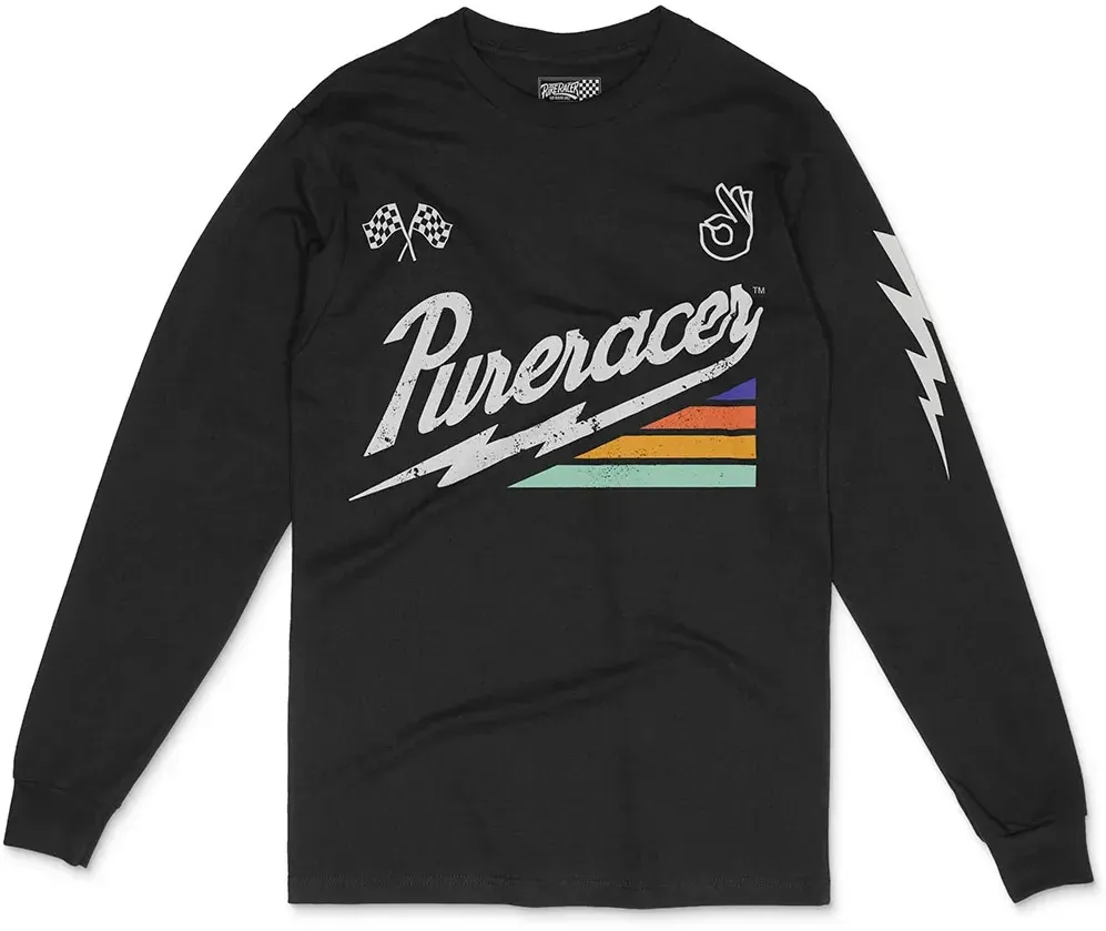 Pure Racer Thunder Glory 1 Langarm-t-shirt - Black - S