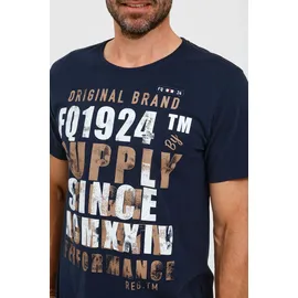 FQ1924 T-Shirt FQWerno Tolles T-Shirt mit modernem Print blau S