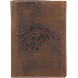 Greenburry Vintage Dokumenten Etui Leder 12 cm forelle Coral Herren 