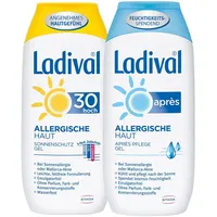 STADA Ladival Allergische Haut Gel LSF 30 200 ml + Apres Pflege Gel 200 ml Geschenkset