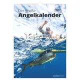 ALPHA EDITION GmbH & Co. KG Der große Angelkalender 2027: Wandkalender 29,7x42 cm mit 12 Angelmotiven, Tipps und Platz für Notizen