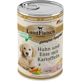 LandFleisch Junior Huhn, Ente & Kartoffeln mit Gartengemüse 6 x 400 g