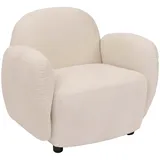 Mendler Sessel HWC-P33 Chenille 86 x 77 x 56 cm Creme