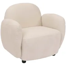Mendler Sessel HWC-P33 Chenille 86 x 77 x 56 cm Creme