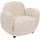 Mendler Sessel HWC-P33 Chenille 86 x 77 x 56 cm Creme