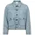Cartoon Jeansjacke mit Stickerei 40
