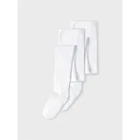NAME IT Nknpantyhose 2p Solid Noos Bright White,