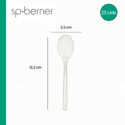 SP BERNER KITCHENWARE Pack 25 Wiederverwendbare Dessertlöffel