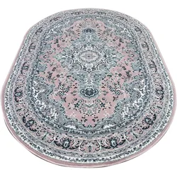 Teppich HOME AFFAIRE "Oriental" Teppiche Gr. B/L: 160 cm x 230 cm, 7 mm, 1 St., rosa Orientalische Muster