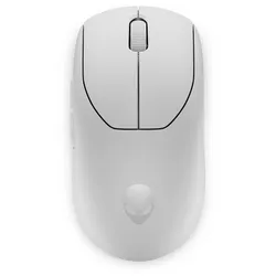 Alienware Pro Wireless-Gamingmaus mit kabelgebundener Option, Lunar Light