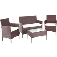 MCW MCW-D82 Set 4-tlg. braun meliert/creme