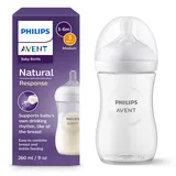 Philips Natural Response - Babyflasche 260ml, Sauger 3, mittlere Durchflussrate - SCY903/01