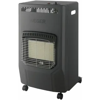 Haeger Gh-42b.005a Gasheizstrahler 4,2 kW schwarz