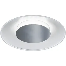 WOFI Deckenlampe 1 rund weiß Glas Kunststoff