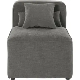 Home Affaire Sofa-Mittelelement HOME AFFAIRE "Sundstrup", grau (anthrazit), B:70cm H:76,5cm T:93cm, 100% Polyester, Polsterelemente, Modulserie, individuelle Zusammenstellung