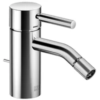 Dornbracht Meta Bidet-Einhandbatterie mit Ablaufgarnitur chrom gebürstet