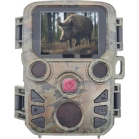 Berger + Schröter Mini 12MP Wildkamera bis 32 GB Full HD PIR Bewegungsmelder 850nm Black-LEDs Video und Tonaufnahme Nachtaufnahmen IP54 Wasserdicht