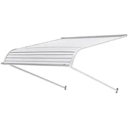 VEVOR Fenstermarkise Türvordach Sonnenschutz Überdachung Alu 101,6x106,6x51cm