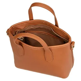 Valentino Dea Re Schultertasche Polyurethan Brown