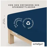 Baumwolle 90 x 190 - 100 x 220 cm blue deep