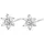 Hey Happiness Ohrstecker Blume Zirkonia 925 Silber onesize
