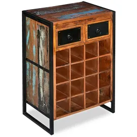 vidaXL Weinregal 16 Flaschen 40 x 30 x 100 cm Braun