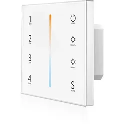 DOTLUX 4Zonen Touchpanel für zweifarbige Empfänger DMX/Fusion-Technologie