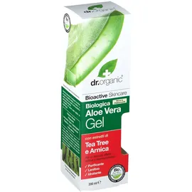Dr.Organic Dr Organic Aloe Vera Gel mit Teebaumöl, Reinigend, Für alle Hauttypen, Natürlich, Vegan, Tierversuchsfrei, Paraben- & SLS-frei, Recycelt & Recyclebar, Bio, 200ml