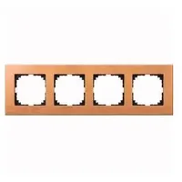 Merten Holzrahmen 4fach, Buche