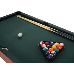 Mendler Tischkicker HWC-M33, Tischfußball Billard Hockey 7in1 Multiplayer Spieletisch, MDF 80x123x101cm