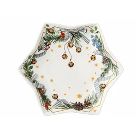 Hutschenreuther Sammelserie 2024 Süßer die Glocken nie klingen Sternschale 24cm