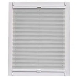 Büscher Sunlines Plissee »Crepe« Lichtschutz 120 cm breit grau, 120x150 cm