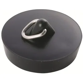 SANITOP-WINGENROTH Ventilstopfen Gummi 40,5 mm Schwarz