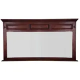 Massivmoebel24 Spiegel Akazie 160 x 87 cm Braun