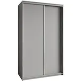 masseno Schwebetürenschrank NISSE 120 x 205 x 60 cm Graphit