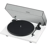 Pro-Ject Primary E Phono, Audiophiler Plug&Play Plattenspieler mit integrierter Phono Vorstufe (Weiß)