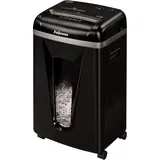 Fellowes Powershred 450M Aktenvernichter 9 Blatt Mikroschnitt Sicherheitsstufe P-5, 22 l Vernichtet auch Büroklammern, CDs,