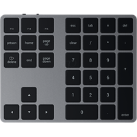 Satechi Extended Wireless Keypad Mac, space gray, Bluetooth (ST-XLABKM)