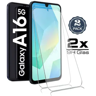 2X Für Samsung Galaxy A16 5G - Panzerglas Glasfolie Display Schutz Folie Glas Screen 9H Hart Echt Glas Displayschutzfolie 2 Stück