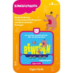 TIGER MEDIA 4158 tigercard - Kinderliederzug - Folge 2: Die besten Kindergarten- und Mitmachlieder - Bewegen